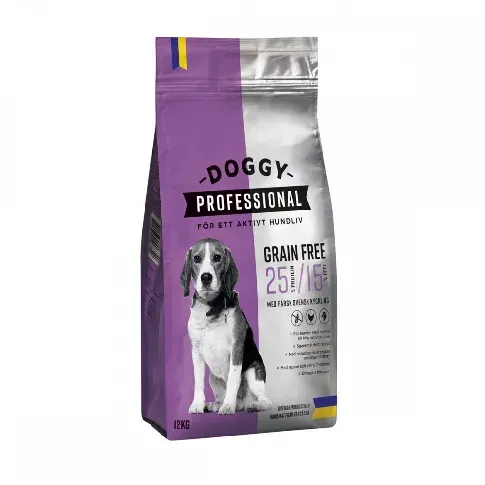 Bilde av best pris Doggy Professional Grain Free (12 kg) Hund - Hundemat - Tørrfôr