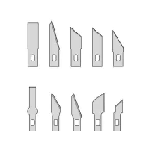 Bilde av best pris Donau Elektronik Skalpel-sæt 1 stk Kontorartikler - Skjæreverktøy - Kniver