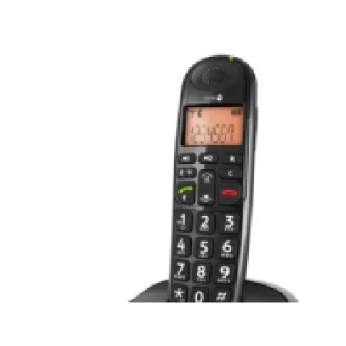 Bilde av best pris Doro PhoneEasy 100w, DECT telefon, 20 oppføringer, Svart Tele & GPS - Fastnett & IP telefoner - Alle fastnett telefoner