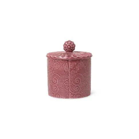 Bilde av best pris Dottir - Pipanella Lid Jar Tall Flower - Dusty Rose (11486) - Hjemme og kjøkken