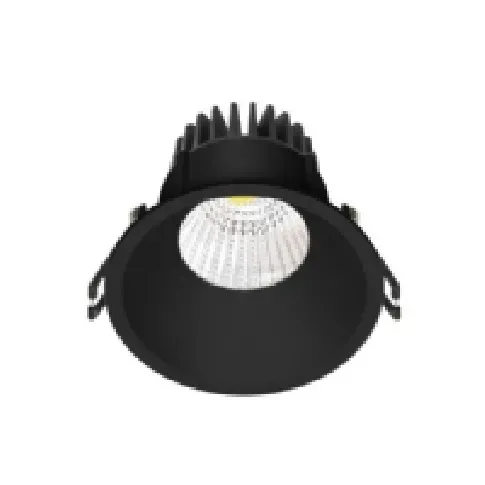Bilde av best pris Downlight Velia LED 10,9W 2700K, 650 lm, 230V rund, mat sort Belysning - Innendørsbelysning - Innbyggings-spot