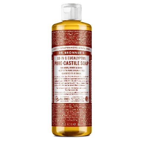 Bilde av best pris Dr. Bronner's - Pure Castile Liquid Soap Eucalyptus 475 ml - Skjønnhet