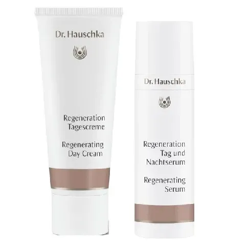 Bilde av best pris Dr. Hauschka - Regenerating Day Cream 40 ml + Regenerating Serum 30 ml - Skjønnhet
