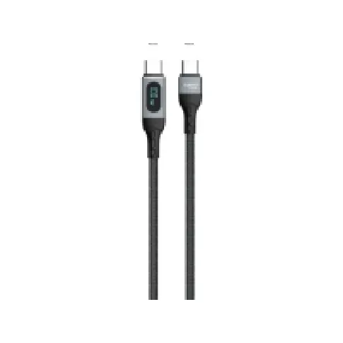 Bilde av best pris Dudao L7MaxC USB-C to USB-C cable 100W 1m Sort Tele & GPS - Mobilt tilbehør - Deksler og vesker