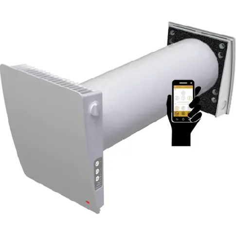 Bilde av best pris Duka One S6 Plus WiFi varmegjenvinning Ø160 mm Tekniske installasjoner > Varmeventilasjon