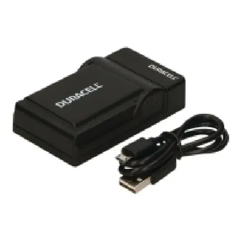 Bilde av best pris Duracell - USB-batterilader - svart - for Nikon D3200, D5100, D5200, D5300, D5500, D5600, Df Coolpix P7000, P7100, P7700, P7800 Strøm artikler - Batterier - Batterilader