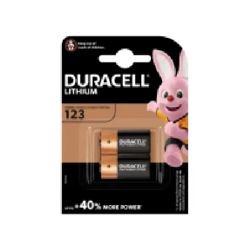 Bilde av best pris Duracell Ultra 123 - Kamerabatteri 2 x CR123A - Li Foto og video - Foto- og videotilbehør - Batteri og ladere