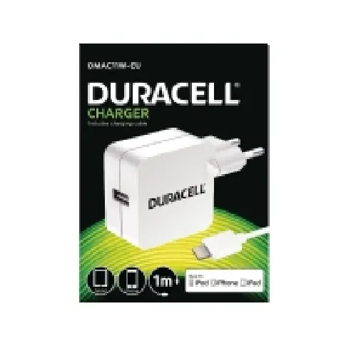 Bilde av best pris Duracell charger 5V wall charger (Fast) White Tele & GPS - Mobilt tilbehør - Diverse tilbehør