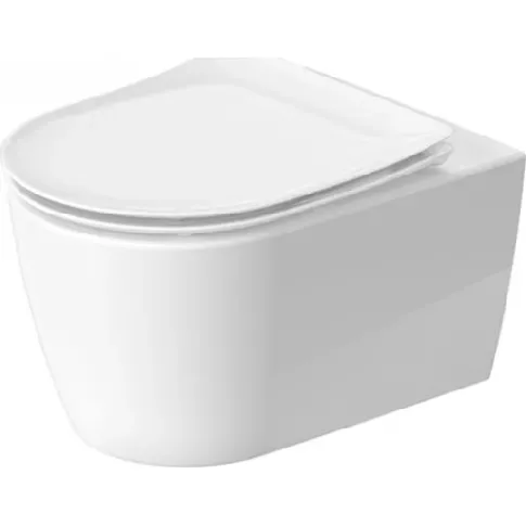Bilde av best pris Duravit Soleil vegghengt toalett, uten skyllekant, antibakteriell, hvit Baderom > Toalettet
