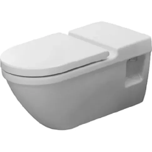 Bilde av best pris Duravit Starck 3 Vital vegghengt toalett, rengjøringsvennlig, hvit Baderom > Toalettet