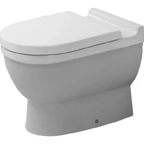 Bilde av best pris Duravit Starck 3 toalett, back-to-wall, rengjøringsvennlig, hvit Baderom > Toalettet