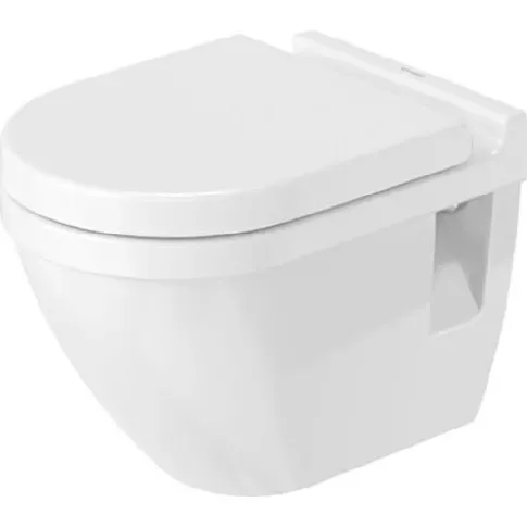 Bilde av best pris Duravit Starck 3 vegghengt toalett, rengjøringsvennlig, hvit Baderom > Toalettet