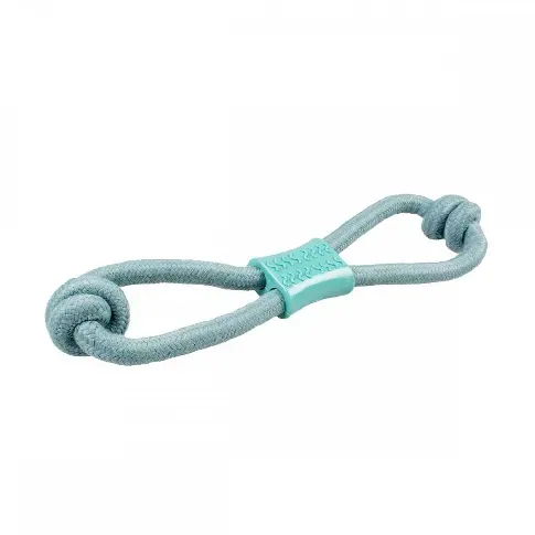 Bilde av best pris Duvoplus Rope 8 pull ring Blue Hund - Hundeleker - Tauleker