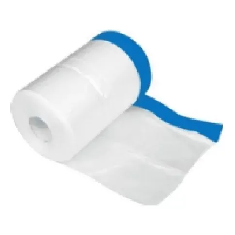 Bilde av best pris EPM malefolie, beskyttelsesfolie med blå tape, 55cm x 20m Papir & Emballasje - Emballasje - Flastfolie