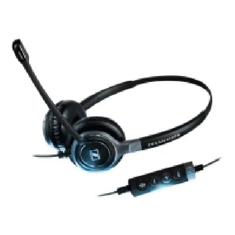 Bilde av best pris EPOS IMPACT SC 660 USB ML - Hodesett - on-ear - kablet - USB - svart, sølv Tele & GPS - Tilbehør fastnett - Hodesett / Håndfri