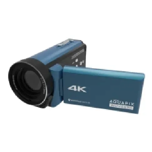 Bilde av best pris Easypix Aquapix WDV5630 - Videoopptaker - 4K / 30 fps - 13.0 MP - flashkort - under vannet inntil 5 m - gråblå Foto og video - Videokamera
