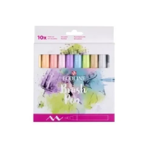 Bilde av best pris Ecoline Brush Pen set Pastel | 10 colours Skriveredskaper - Blyanter & stifter - Grunnlegger