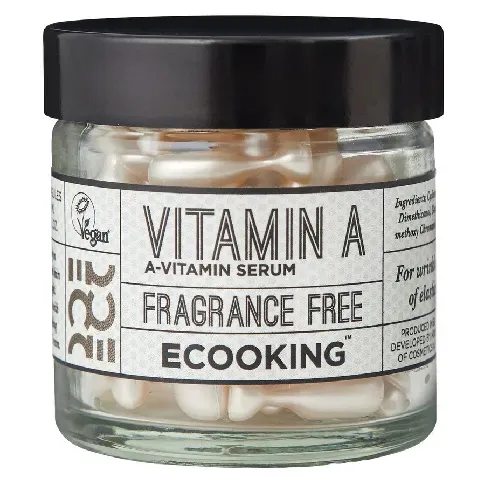 Bilde av best pris Ecooking A-vitamin 0,15% 60pcs Hudpleie - Ansikt - Serum og oljer