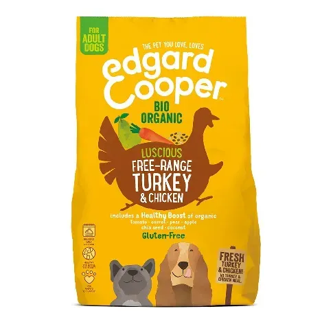 Bilde av best pris Edgard & Cooper Dog Økologisk Kalkun & Kylling (2,5 kg) Hund - Hundemat - Tørrfôr