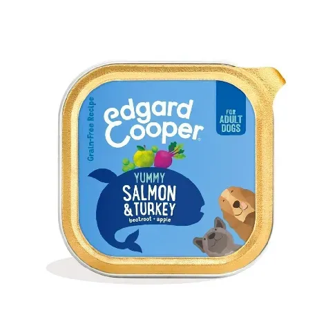 Bilde av best pris Edgard & Cooper Dog Adult Salmon & Turkey 150 g Hund - Hundemat - Våtfôr