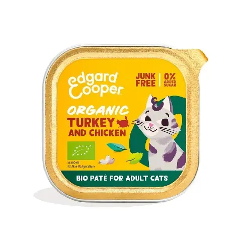 Bilde av best pris Edgard&Cooper Cat Organic Turkey Katt - Kattemat - Våtfôr