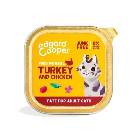 Bilde av best pris Edgard&Cooper Cat Turkey & Chicken 85 g Katt - Kattemat - Våtfôr