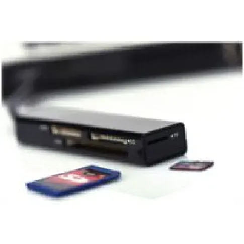 Bilde av best pris Ednet USB 2.0 Multi Card Reader - Kortleser (CF II, MS, MS PRO, MMC, SD, MS PRO Duo, CF, TransFlash, microSD, SDHC) - USB 2.0 Foto og video - Foto- og videotilbehør - Kortlesere