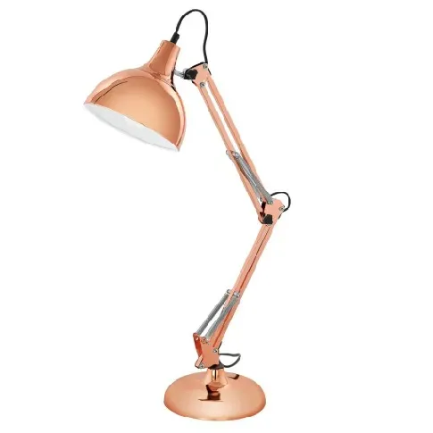 Bilde av best pris Eglo Borgillio arkitektonisk lampe, kobber Bordlampe