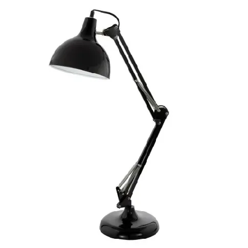 Bilde av best pris Eglo Borgillio arkitektonisk lampe, sort Bordlampe