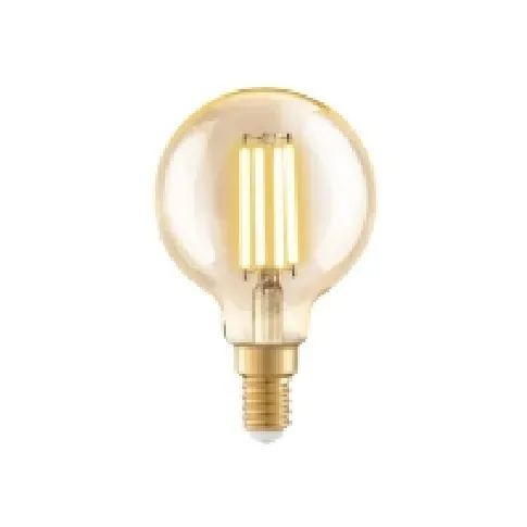 Bilde av best pris Eglo - LED-filamentlyspære - form: G60 - E14 - 4 W (ekvivalent 32 W) - klasse F - varmt hvitt lys - 2200 K Belysning - Lyskilder - Lyskilde - E14