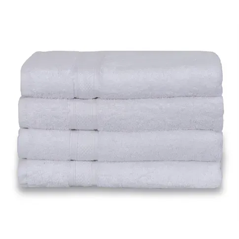 Bilde av best pris Egyptisk bomull håndkle - Badehåndkle 70x140cm - Hvit - Luksuriøse håndklær fra "By Borg" Håndklær