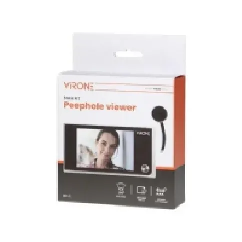Bilde av best pris Elektronisk dørspion VIRONE DV-1 Smart kighulsfremviser Sølv, Sort Huset - Sikkring & Alarm - Adgangskontrollsystem