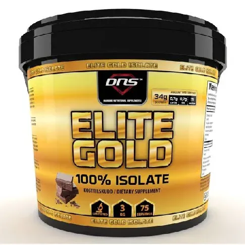 Bilde av best pris Elite Gold 100% Isolate Sjokolade 3 kg Proteinpulver