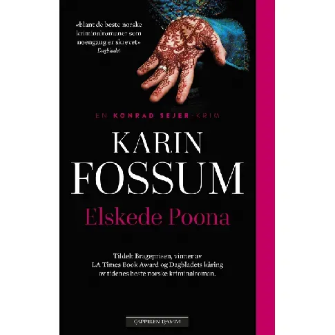 Bilde av best pris Elskede Poona - En krim og spenningsbok av Karin Fossum