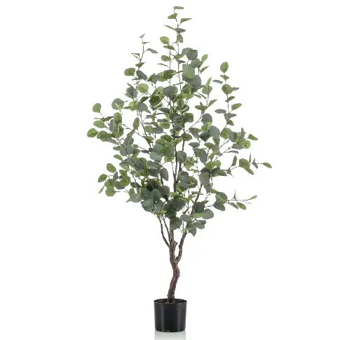 Bilde av best pris Emerald Kunstig eukalyptustre i potte 120 cm - Kunstig flora - Kunstig plante blomst