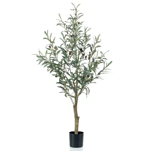 Bilde av best pris Emerald Kunstig oliventre 115 cm i plastpotte - Kunstig flora - Kunstig plante blomst