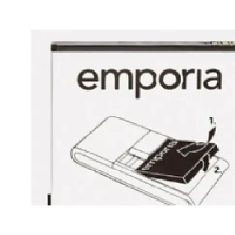 Bilde av best pris Emporia 1150mAh Li-Ion, batteridrevet, svart, Lithium-Ion (Li-Ion), 1150 mAh, 3,7 V, Emporia F210, F220, FLIP basic Tele & GPS - Mobil reservedeler - Andre