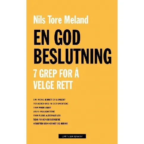 Bilde av best pris En god beslutning - En bok av Nils Tore Meland