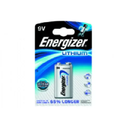 Bilde av best pris Energizer 7638900332872, Engangsbatteri, 9V, Lithium, 9 V, 1 stk, Blister PC tilbehør - Ladere og batterier - Diverse batterier