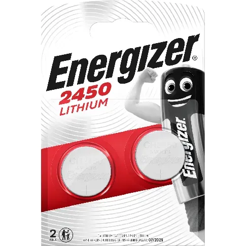 Bilde av best pris Energizer - Batteri 2 x CR2450 Li 620 mAh (2-pack) - Elektronikk