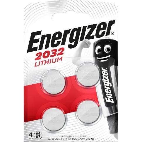 Bilde av best pris Energizer - Battery Lithium CR2032 (4-pack) - Elektronikk
