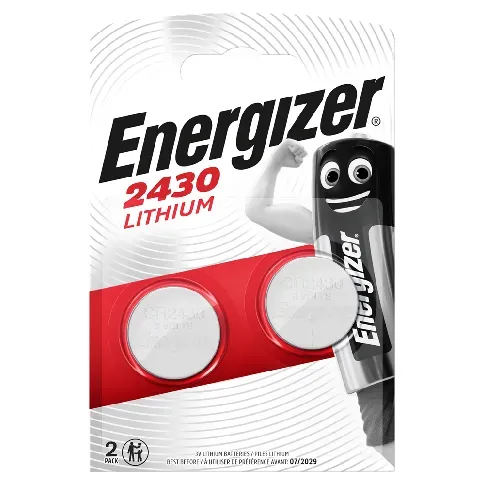 Bilde av best pris Energizer - Battery Lithium S CR2430 (2-pack) - Elektronikk