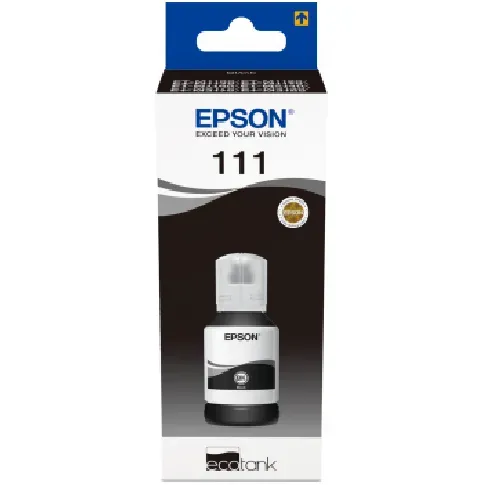 Bilde av best pris Epson - T111 EcoTank Pigmented Black Ink Bottle - Datamaskiner