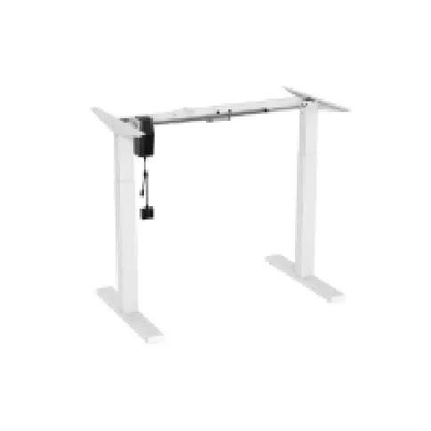 Bilde av best pris Ergo Office ER-403 Sit-stand Desk Table Frame Electric Height Adjustable Desk Office Table Without Table Top White Barn & Bolig - Møbler - Bord
