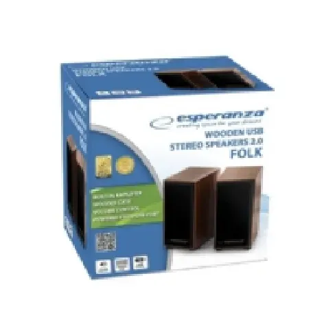 Bilde av best pris Esperanza EP122 FOLK - Høyttalere - for PC - 6 watt (Total) PC tilbehør - Skjermer og Tilbehør - PC Høyttalere
