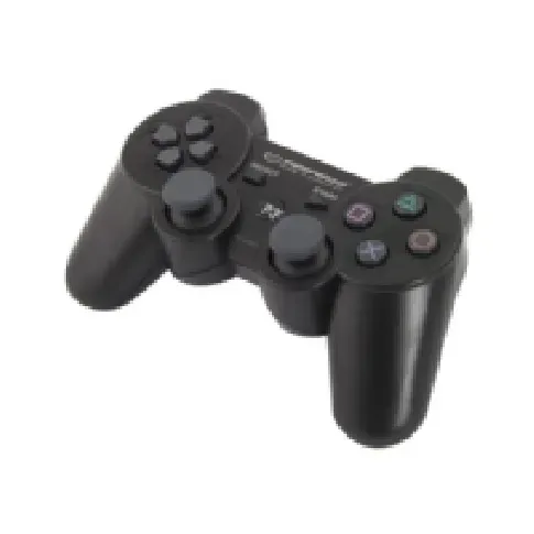 Bilde av best pris Esperanza MARINE - Håndkonsoll - 12 knapper - trådløs - Bluetooth - svart - for Sony PlayStation 3 Gaming - Styrespaker og håndkontroller - Playstation Kontroller
