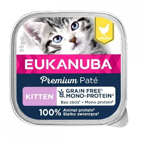 Bilde av best pris Eukanuba Cat Grain Free Kitten Chicken 85 g Kattunge - Kattungemat - Våtfôr til kattunge