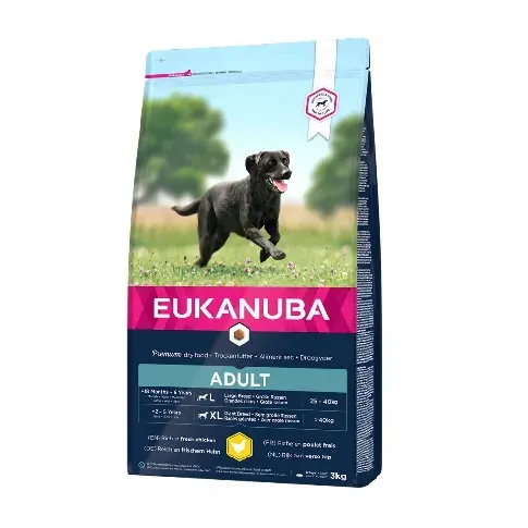 Bilde av best pris Eukanuba Dog Adult Large Breed (3 kg) Hund - Hundemat - Voksenfôr til hund