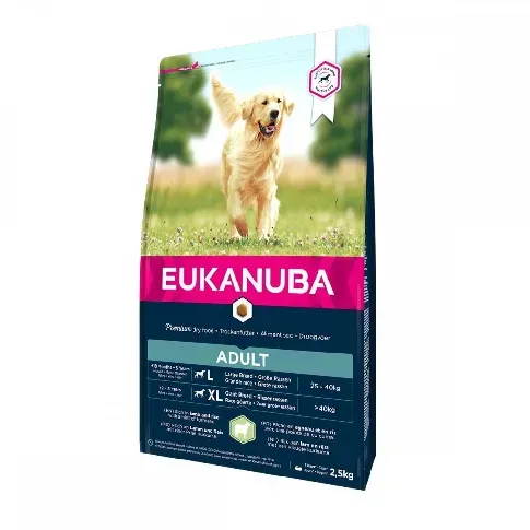 Bilde av best pris Eukanuba Dog Adult Large Breed Lamb & Rice (2,5 kg) Hund - Hundemat - Tørrfôr
