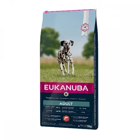 Bilde av best pris Eukanuba Dog Adult Large Breed Salmon & Barley (12 kg) Hund - Hundemat - Tørrfôr